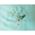 100% Microfiber Polyester 3PCS Plain Dyed Embroidery Bed Sheet Sets